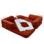 Canapé-lit, canapé-lit compressé et convertible avec couverture cachée, stabilité accrue du cadre pour le confort du salon et de la chambre à coucher