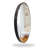 Wall Mounted, Round Mirror with Aluminum Frame for Bathroom, Bedroom, or Entryway-317831705