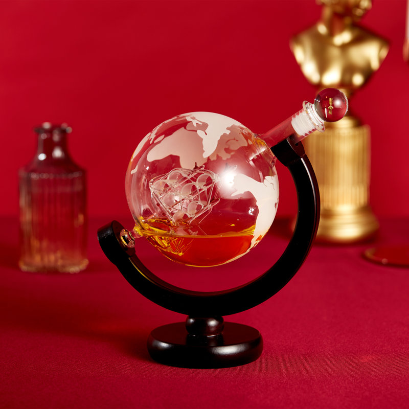 Globe  Whiskey Decanter
