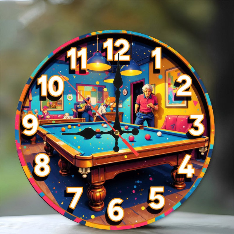 Décoration de table de billard
