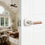 Forma Dummy Rosette In Polished Chrome, Walnut Grip-618064402