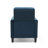 Navy Blue Fabric Push Back Chair For Elegant Home Décor-1211885166