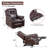 Faux Leather Heated Massage Chair-1501465444