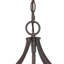 Lustre cylindrique 4 lumières façon bougie