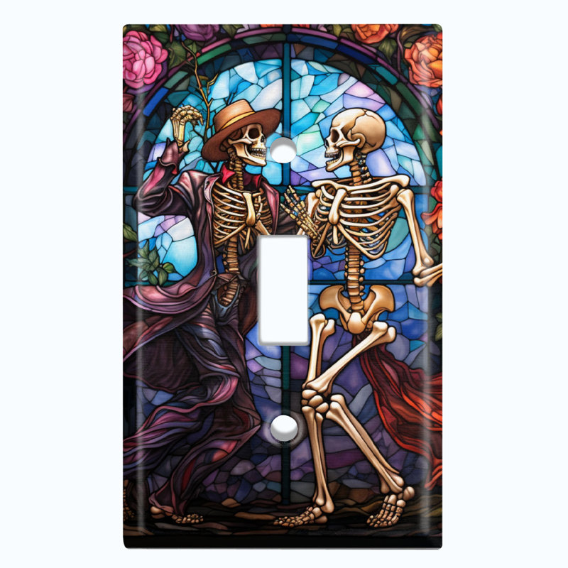 Plaque d'interrupteur en métal