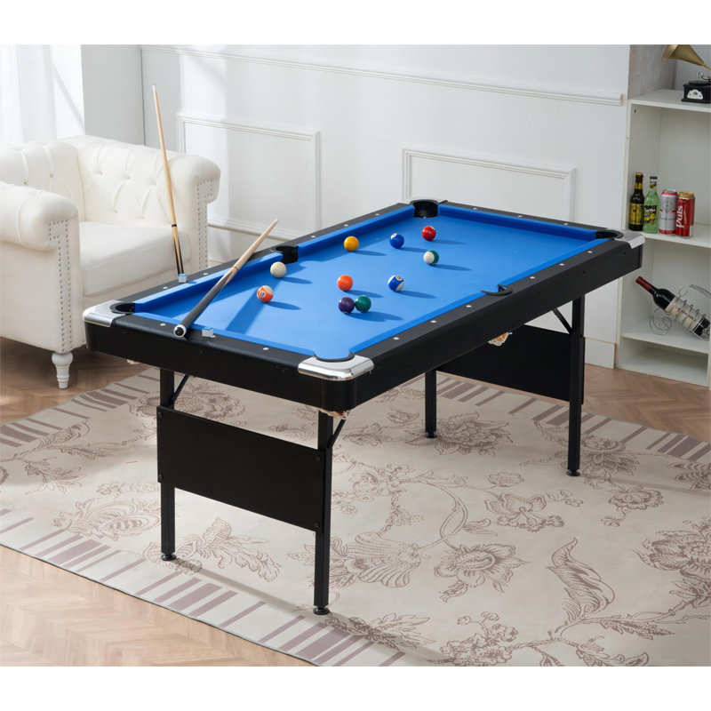 Table de billard 6 pi, table de jeu 6 pi, billard, table de billard, table de billard pour enfants, table de billard pour enfants, table de jeu familiale, table de billard, jeu intérieur, table de billard utilisée à la maison, jeu de balle, jeu familia