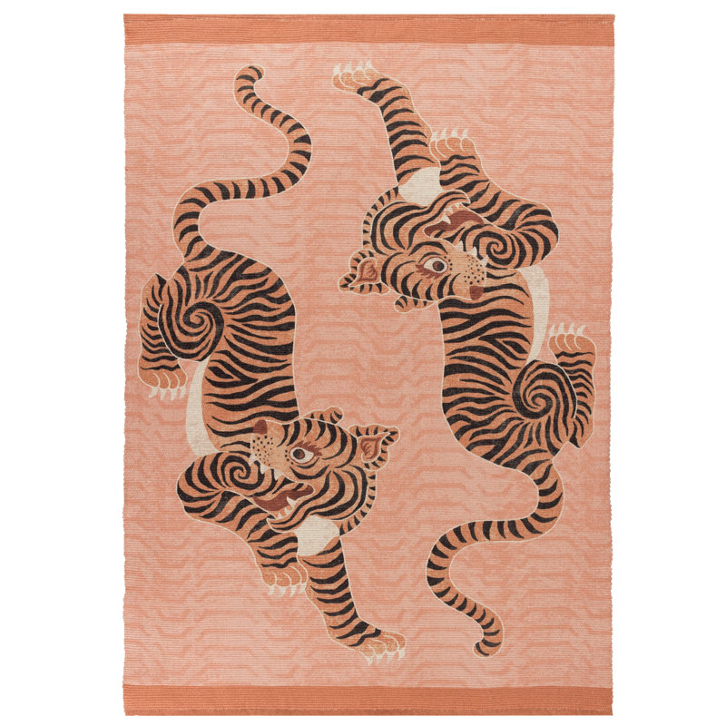 Tibetan Tiger Flatweave 120cm X 170cm Indoor / Outdoor Area Rug