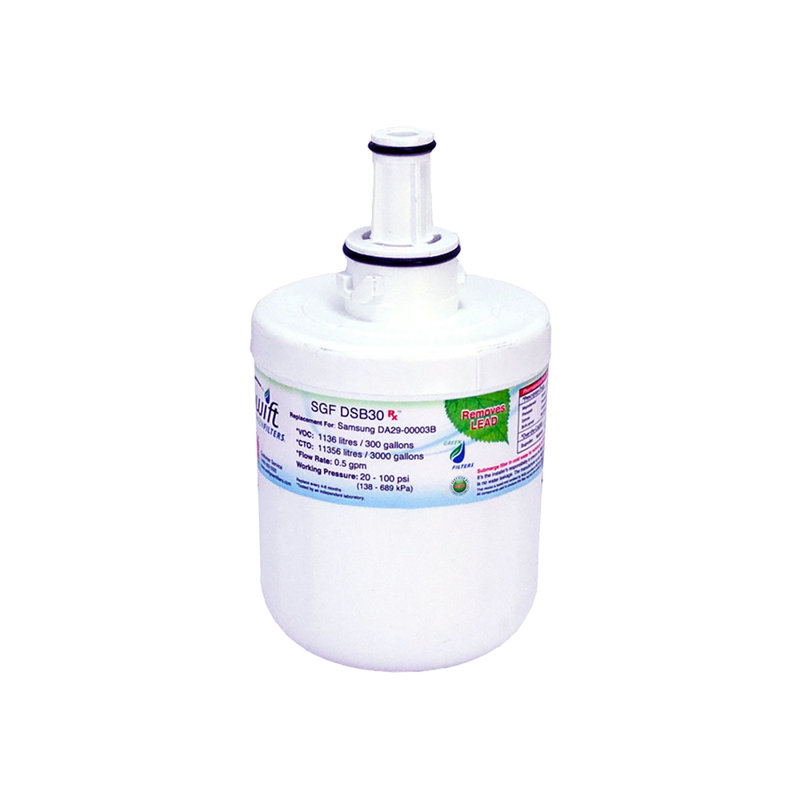 SGF-DSB30 Rx Compatible Refrigerator Water Filter for DA2900003, DA2900003AB, DA6100159AB.