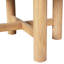 Table de salle à manger ovale en bois extensible de 47 à 63 po avec rallonge amovible de 16 po, pieds en bois massif pouvant accueillir 4 à 6 personnes pour la salle à manger et la cuisine