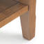 Table de bout transitionnelle en bois massif avec 2 tablettes ouvertes Acadian-944659078-1063236911