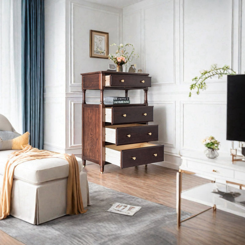 Commode d'appoint en bois massif Modern Modern