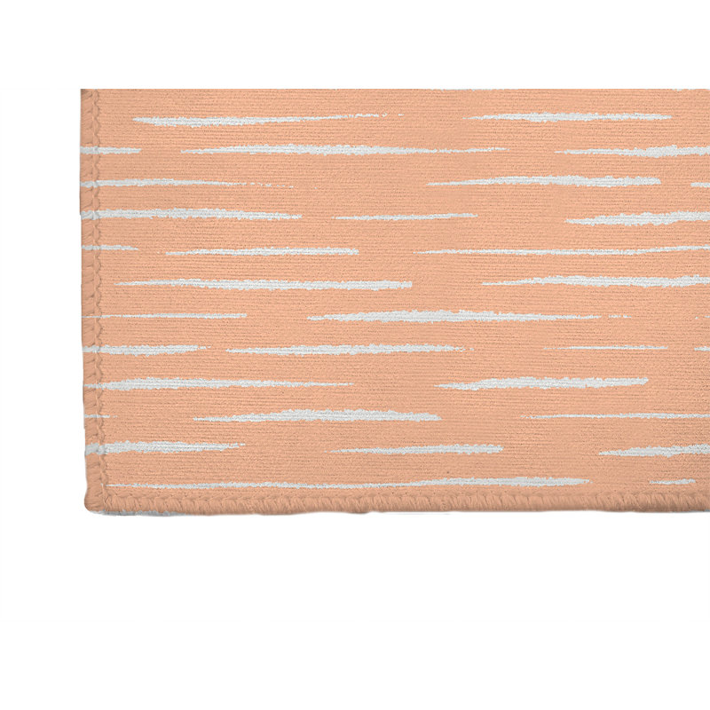 Lak Kids Play Mat, Rectangle 5' x 7', Peach/Orange