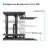 Sit- Stand Desk Converter, Height Adjustable Dual Tiered Computer Workstation, Sit Standing Converter With Platform, Ergonomic X-frame Riser For Pc Computer Screen, Keyboard, Laptop Up To 15kg-1009206347