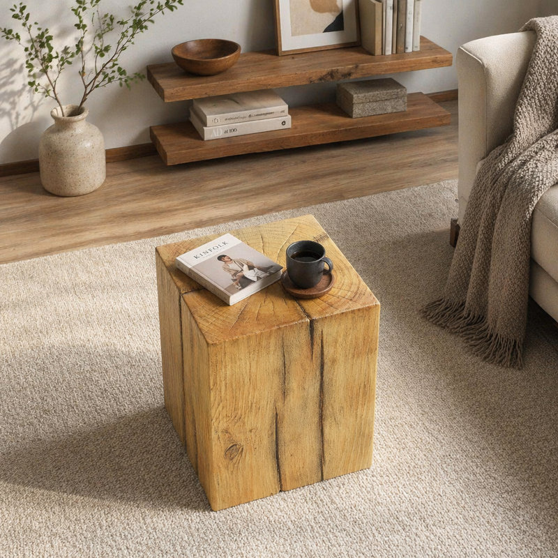 Table de bout MGO, 18"H, Natural