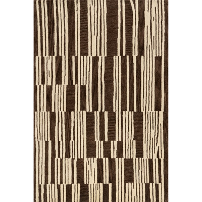  Tapis rayé en laine Tara