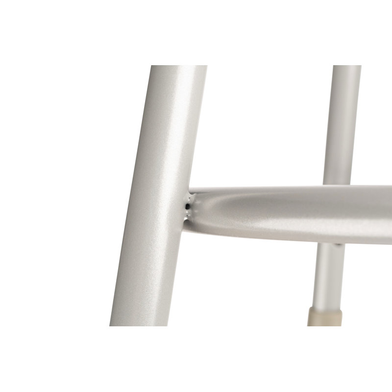 Backed Adjustable Height Ergonomic Lab Stool with Footring