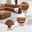Canapé modulaire en cuir 5 pièces Brighton