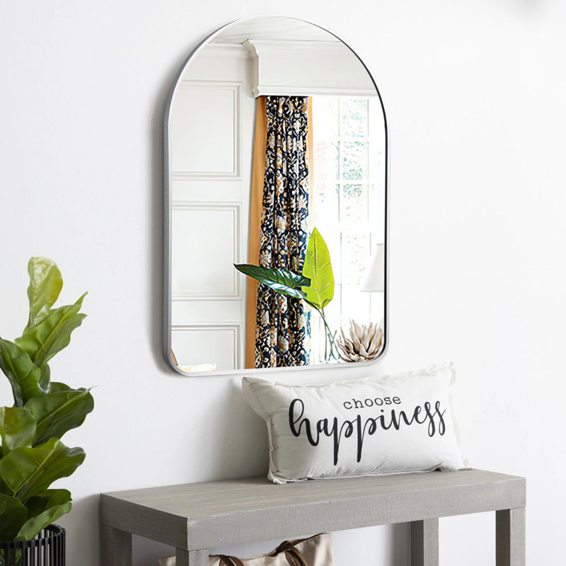 Miroir mural Alessandrina, Argent argent