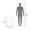 Pascuale Two Side Shelves Under Sink Cabinet With One Doors, Cut-Out Back, Compact 22 Freestanging Bathroom Storage-1744656165