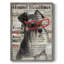Hound Headline Framed Print - Solid Wood-1463008117