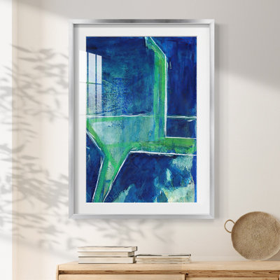 GeometricInCoolVIIIPremiumGalleryWrappedCanvas-Framed Print