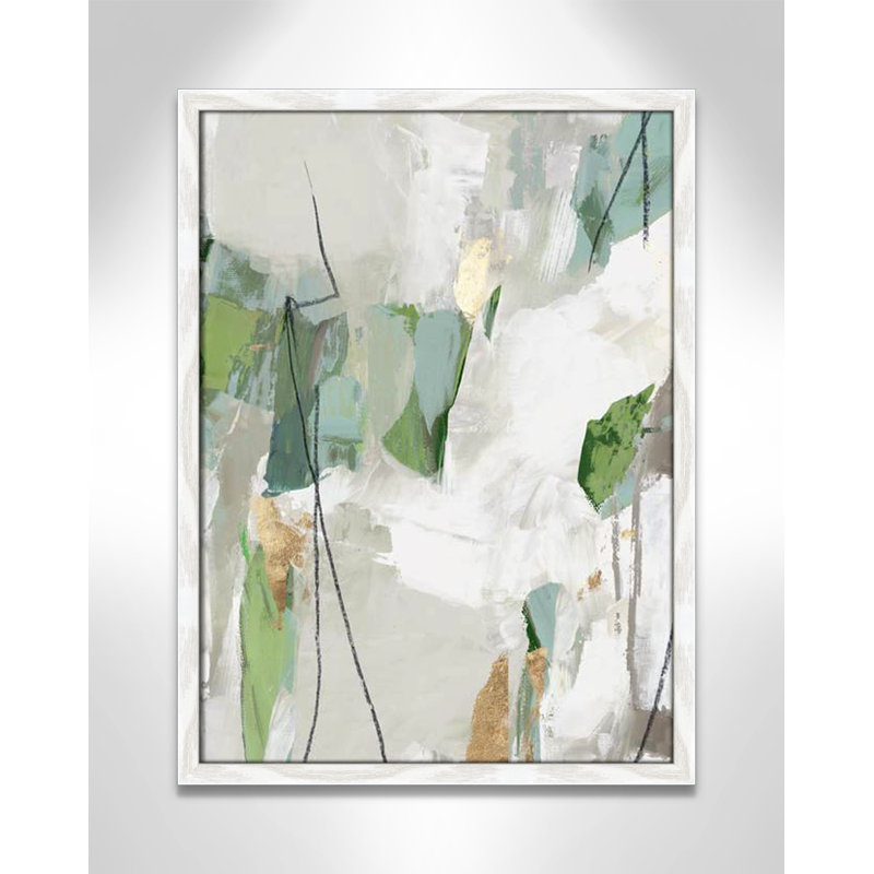 «Enchanted Emerald Collection Enchanted Emerald I» encadré sur papier par Tom Reeves, reproduction