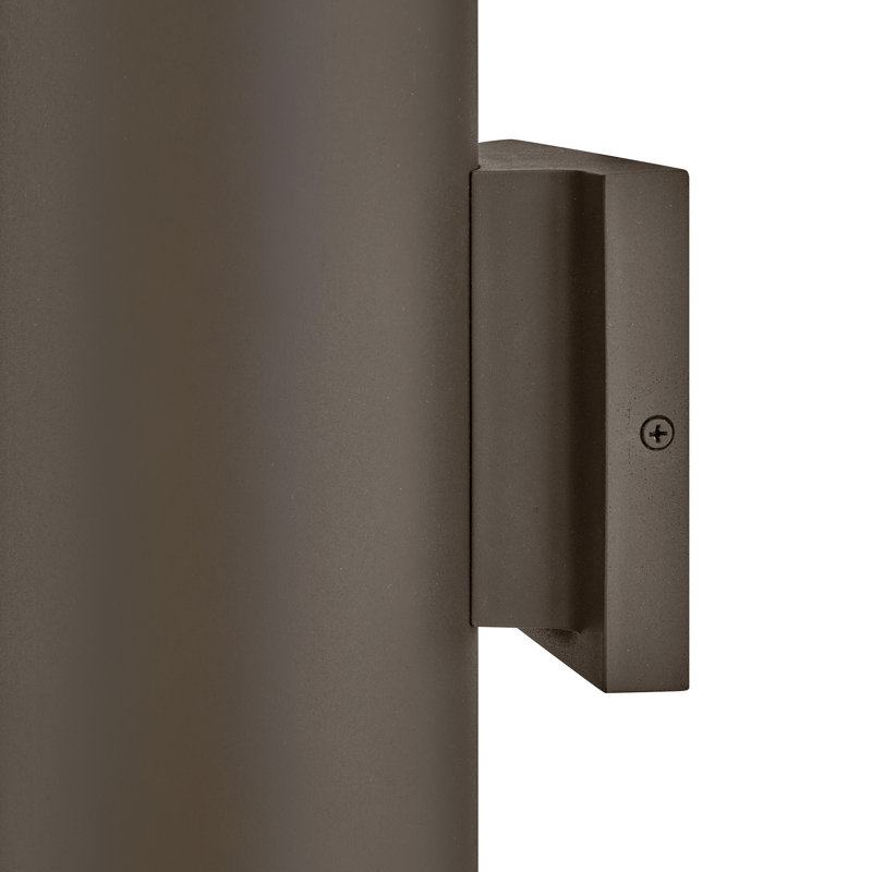Hinkley Silo Large Up/Down Wall Mount Lantern, Architectural Bronze