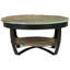 Pinehurst Solid Wood Cross Legs Coffee Table with Storage