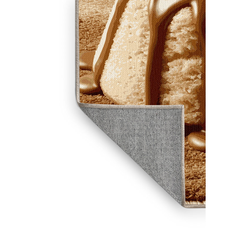 Washable Sticky toffee pudding Desserts Area Rug, Runner 2' x 4'