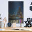 «Iconic Chicago Night», art mural en métal, 16 po x 24 po-1971524803
