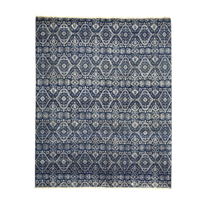 Hand Woven Wool Geometric Area Rug