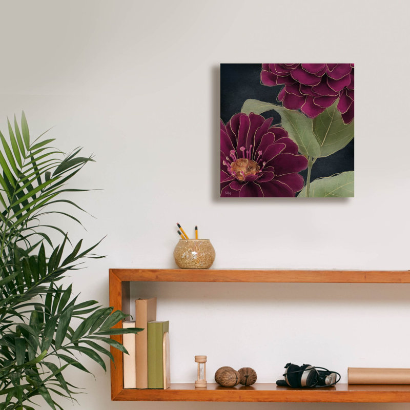 «Epic Graffiti» «Bourgogne Bourgogne 2» par Heidi Kuntz, art mural sur toile, 12 po x 12 po, H 12 po x l 12 po