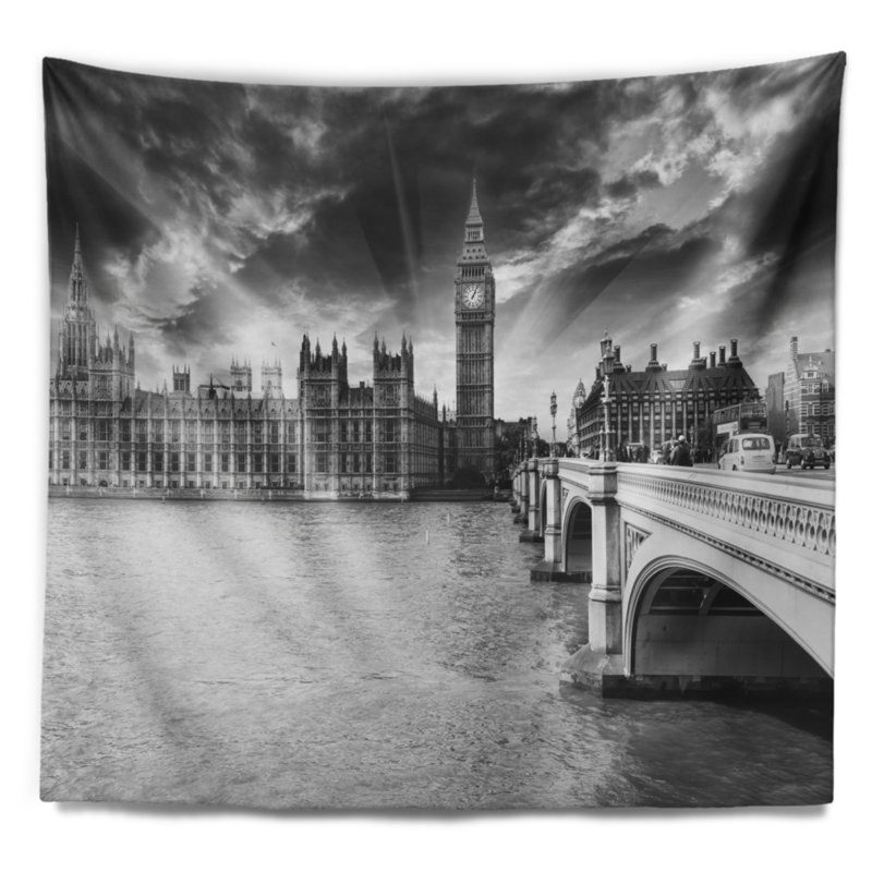 Polyester Tapestry, 50" H x 60" W