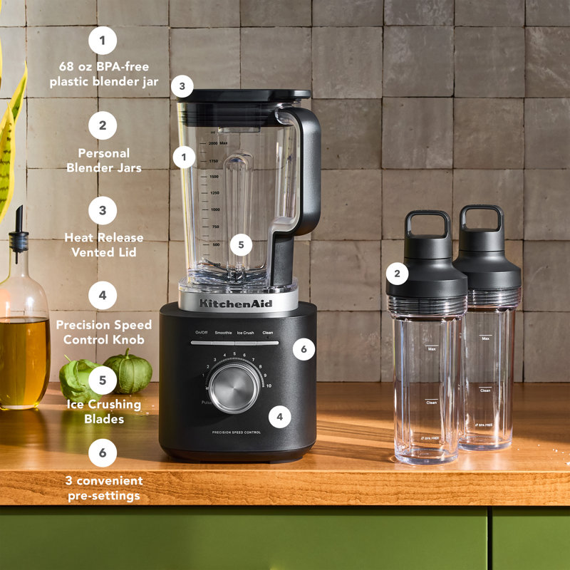 KitchenAid® Pure Power Blender with Personal Blending Jar
