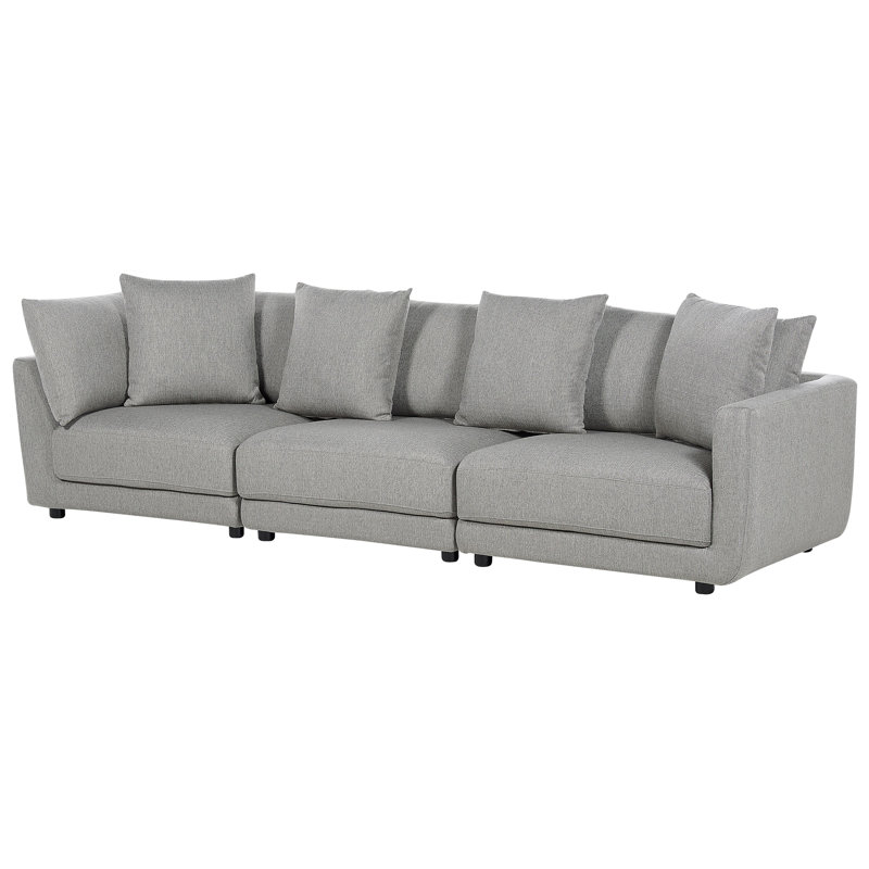 Nezovich 3 Seater Sofa, Light Grey