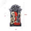Guitare tombale Haunted Hill Farm d'Halloween 3 pi avec yeux rouges et blancs