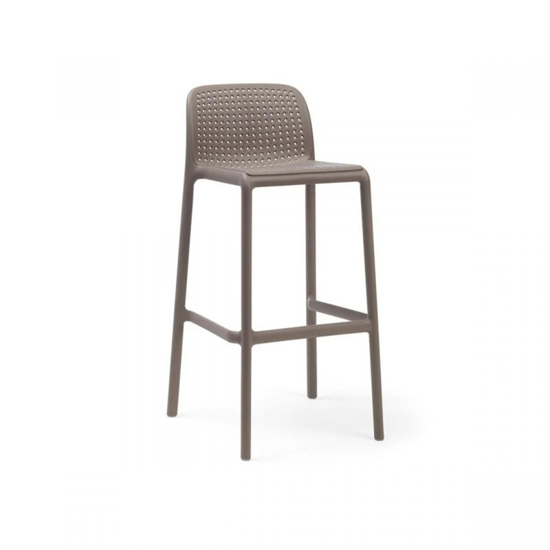 Lido Outdoor 29.92'' Bar Stool, Dove Gray