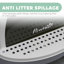 Enclosed Litter Box with Built-in Scoop
