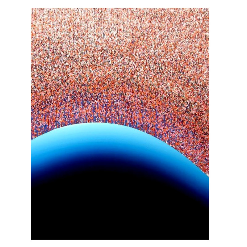 "Earth Horizon", peinture acrylique par Ghanshyam Gupta
