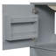 Meuble-lavabo de 36 pouces avec lavabo en céramique et rangement spacieux, finition grise, conception autoportante pour les salles de bain modernes-1326586877