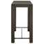 Adhithya Rectangular Metal Outdoor Bar Table , cm W 60.5cm cm D-143519566-143519567