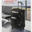 24-Inch Softside Expandable Luggage with Spinner Wheels Checked Suitcase Black