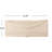 Outdoor Chat Waterproof Cover - Beige, 86"D X 65"W 28"H, 100% Beige , 88.43 In. D 64.82 W 27.26 H, Intense