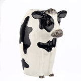 Flower Vase - O/S - Cow - Fresian Cow