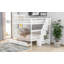 Lit superposé double / double avec 2 tiroirs Rangement, L 93,5 po x l 57,5 po x H 65,6 po, aucun sommier requis, robuste Durable