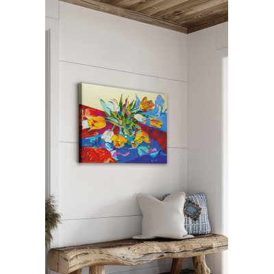 Superbe peinture sur toile décorative de 19,7 po x 27,6 po | 100% toile, épaisseur: 1,2 po | Couleurs vibrantes, parfaites pour le décor du salon et de la chambre à coucher | Rehaussez votre espace avec une élégance artistique