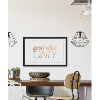 Good Vibes Only IV by Diana Alcala - Single Picture Frame Print