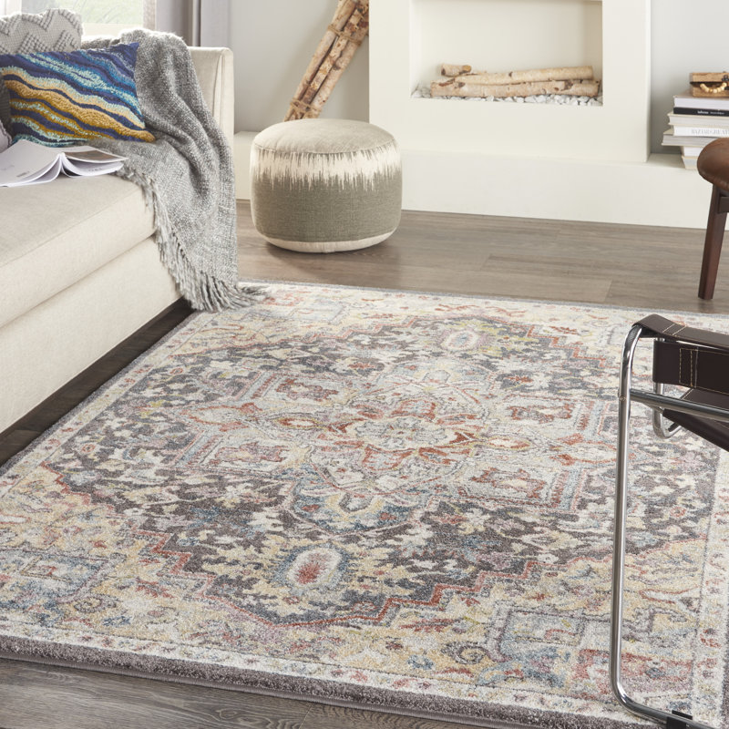 Sharilynn Oriental Indoor Rug, Rectangle 3'11" x 5'11"