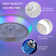 15" 7-Blade White Modern Ceiling Fan with Dimmable Color Changing LED and Remote Control