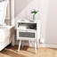 Table de chevet en bois massif Birdsall-86870245